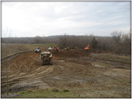Earthwork site development, grading, and utility installation service by Comus Construction, LLC - View 1